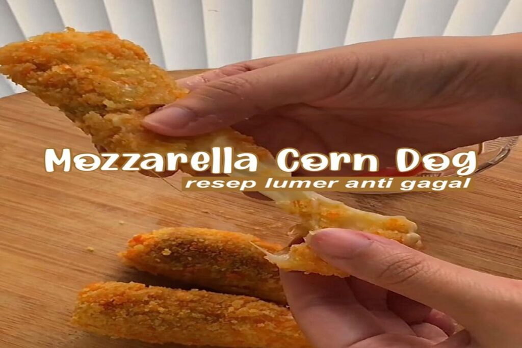 Resep Corn Dog Mozzarella Lumer dan Renyah