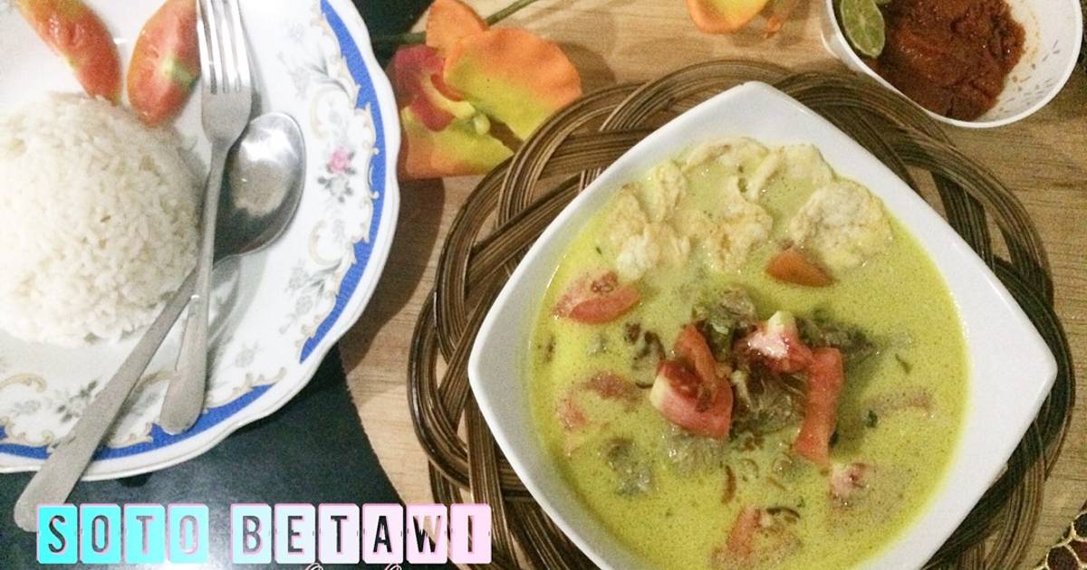 Resep Soto Betawi Asli Kuah Santan Gurih Nikmatnya Melebihi Ekpektasi